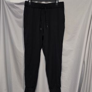 Women's Black Drawstring Jogger Pants
